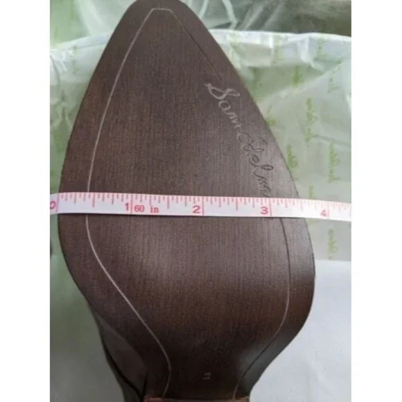 NEW Sam Edelman Alison Western Mule Desert Olive Heel Women size 9 Leather Boot - Picture 7 of 16